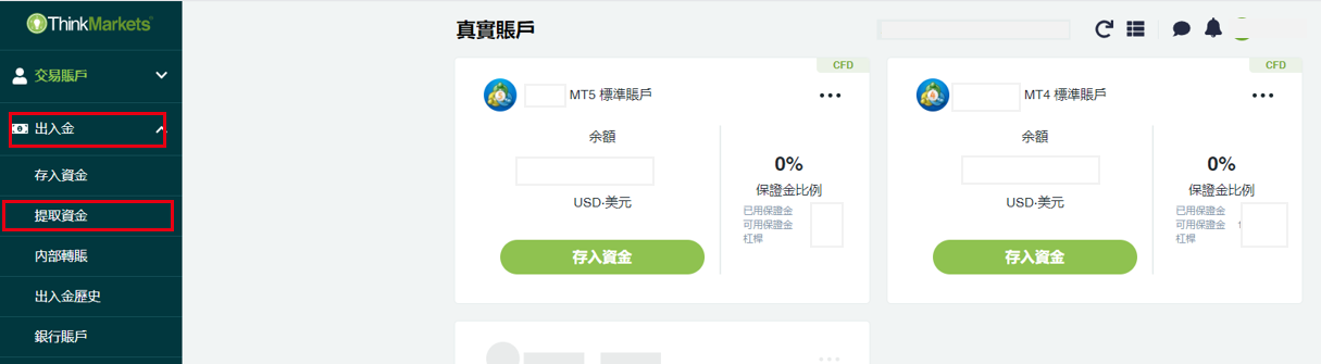 Thinkmarkets(智匯)帳戶